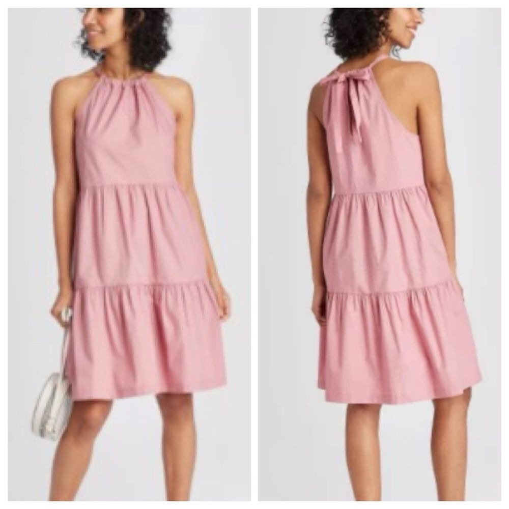 A New Day Tiered Halter Dress Lilac Size XXL